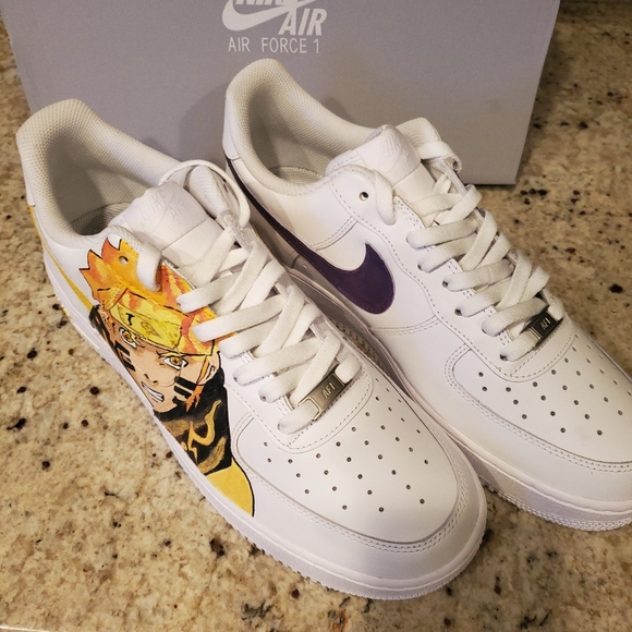 Nike Air Force 1 Naruto X Sasuke - Picture 5 of 6